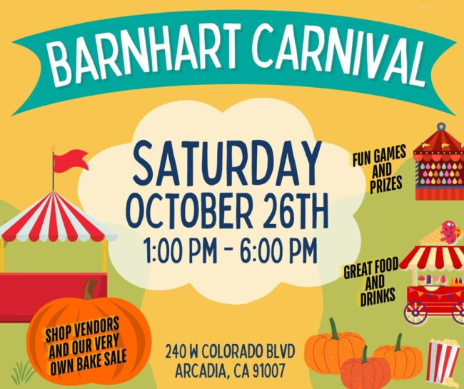 Barnhart School Carnival fall flyer