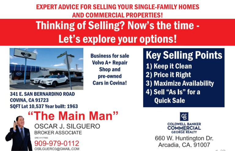 looking to sell your home flyer from Oscar Silguero at George Realty