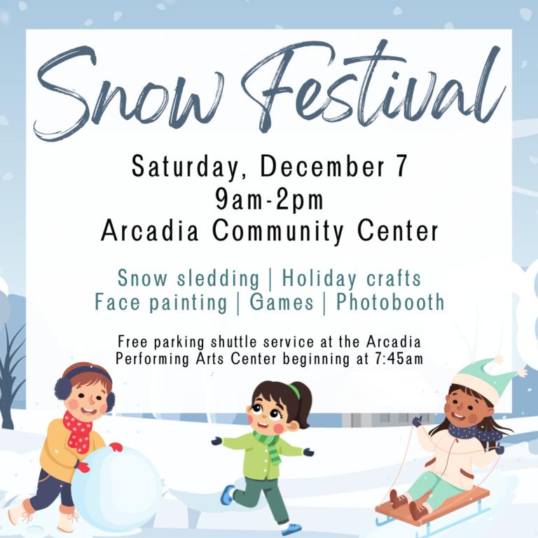 Snow Festival on December 7th