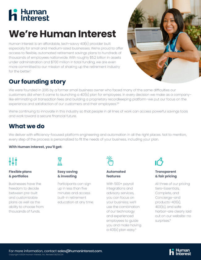 get to know Human Interest