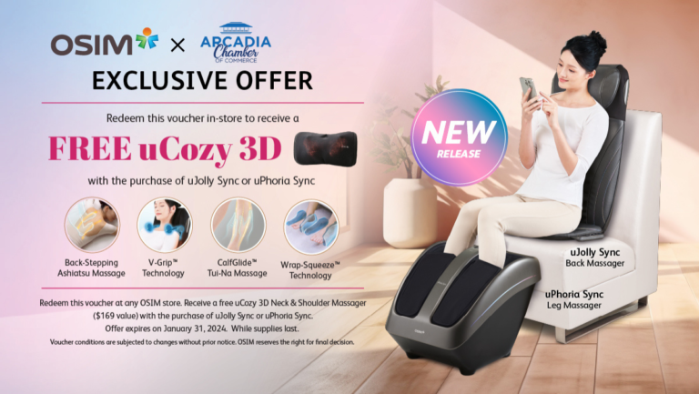 OSIM USA exclusive offer for free massager