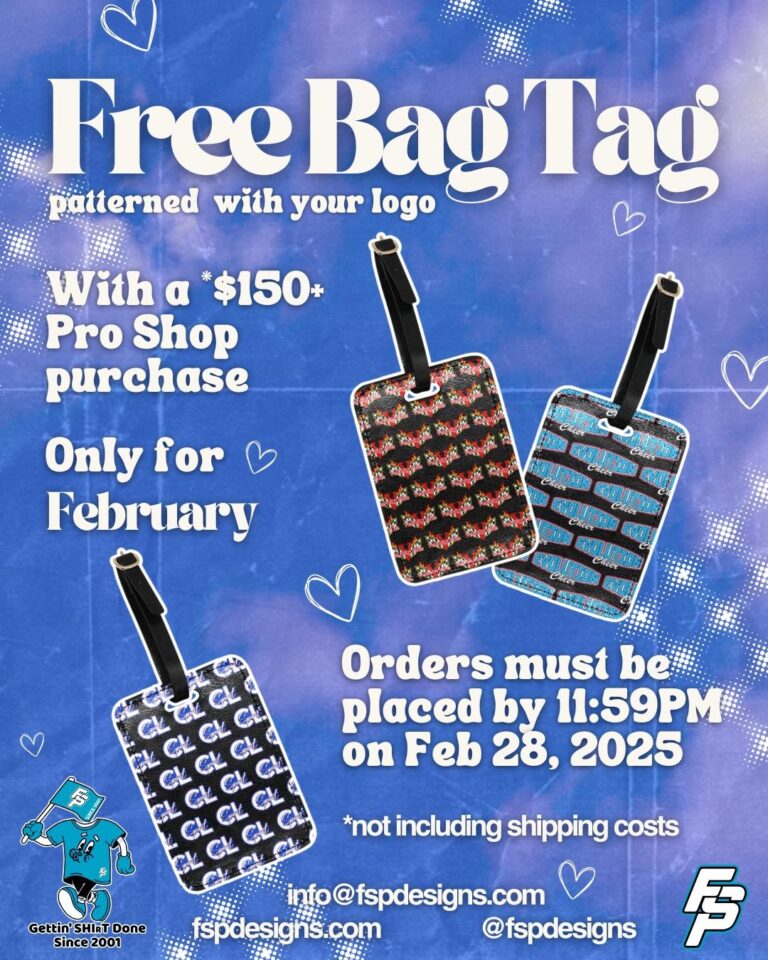 FSP Designs February deal flyer for free tote bag