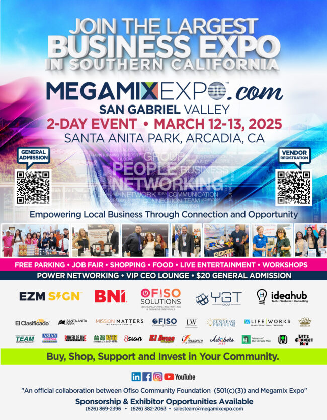 Megamix Expo coming soon flyer for March 12 through 13