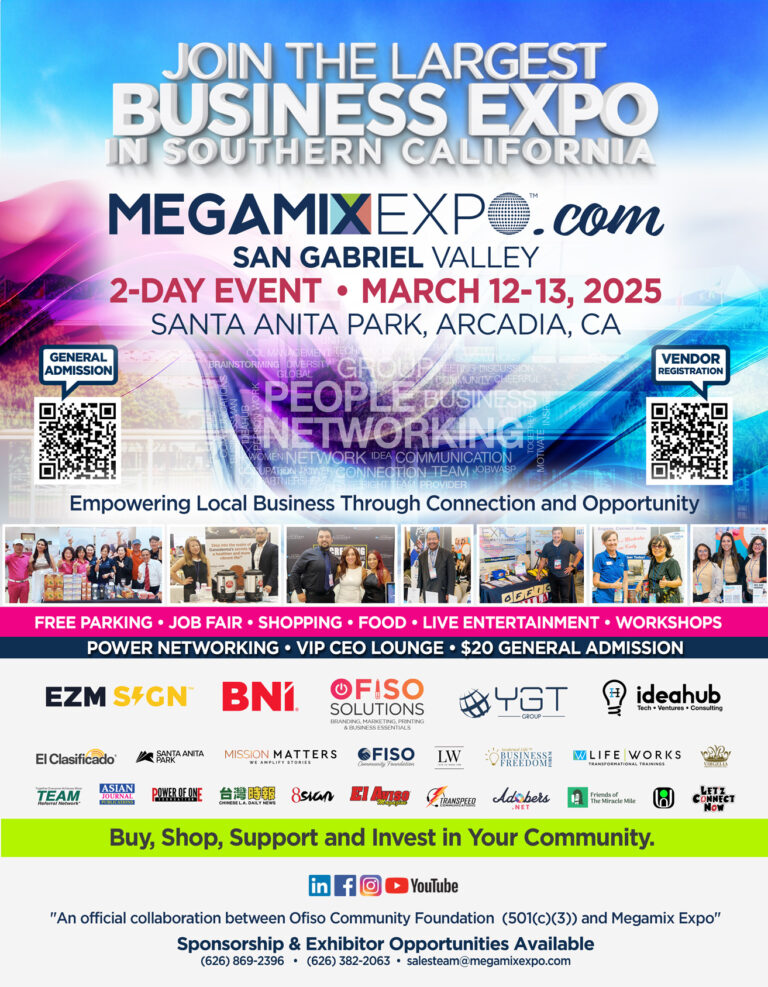 Megamix Expo coming soon flyer for March 12 through 13