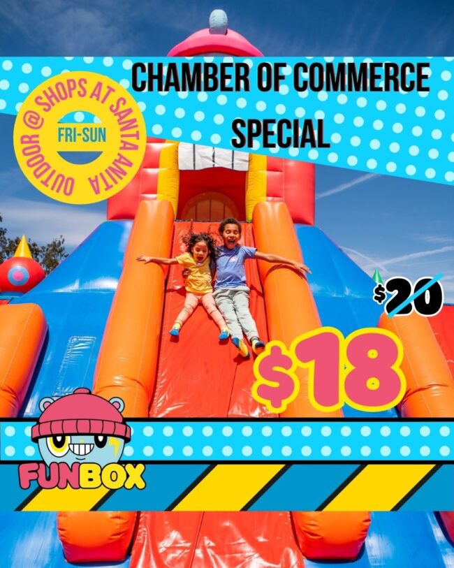 Funbox Chamber of Commerce Special discount flyer