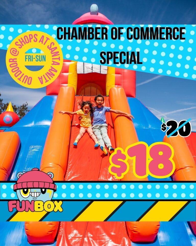 Funbox Chamber of Commerce Special discount flyer