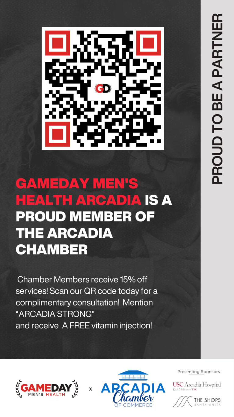 Gameday Men's Health vitamin campaign with QR code