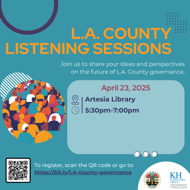 LA County listening sessions for Supervisors