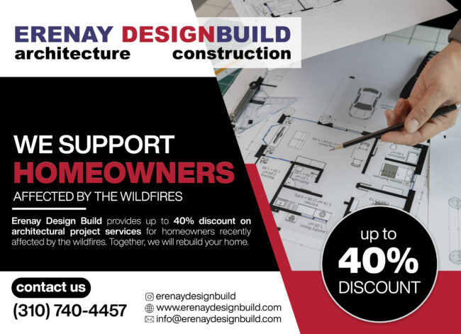 Erenay Design Build supports homeowners affected by the wildfires
