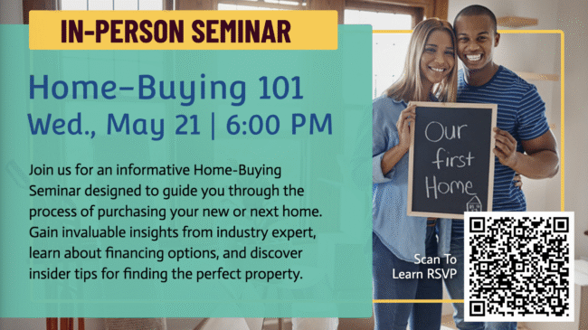 home buying seminar from Foothill Credit Union for May 21st