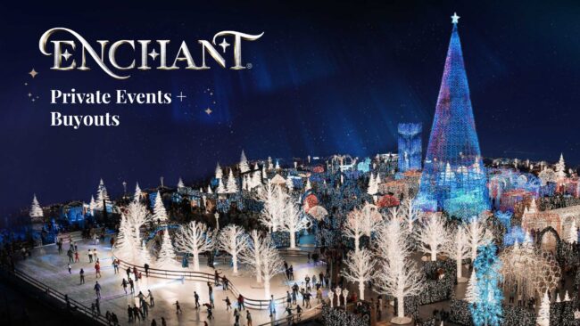 Enchant event buyouts promotional flyers
