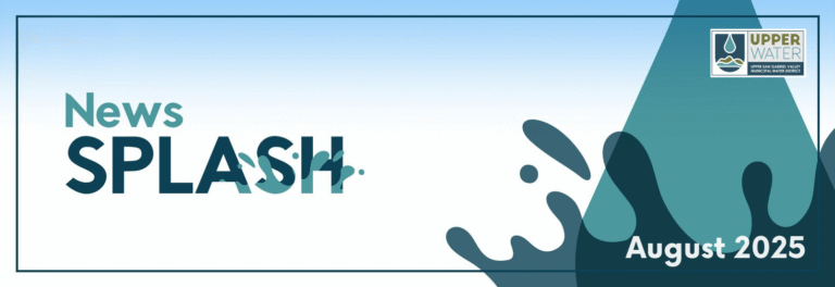 Upper Water News Splash banner for August
