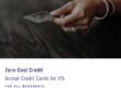 CARDX zero cost credit flyer