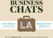LA Fire Justice business chats flyer