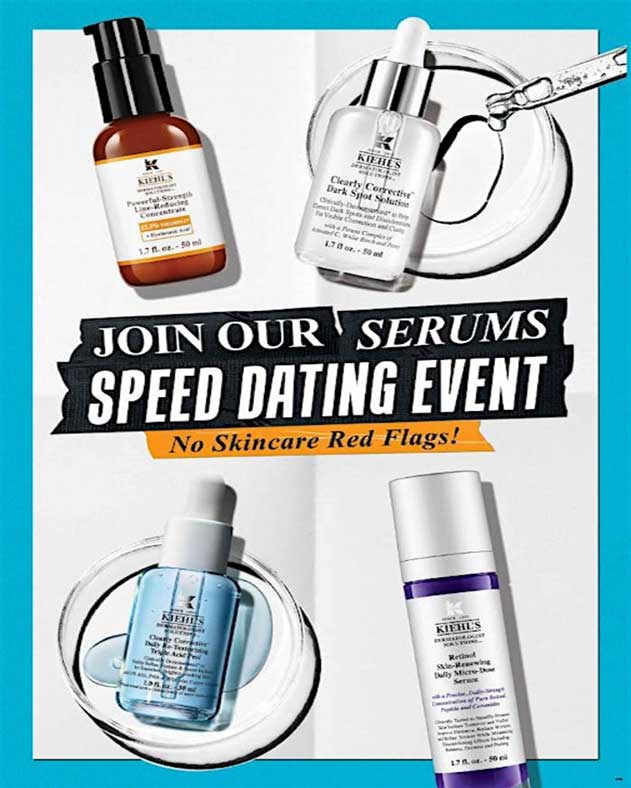 speed dating event at Kiehls 