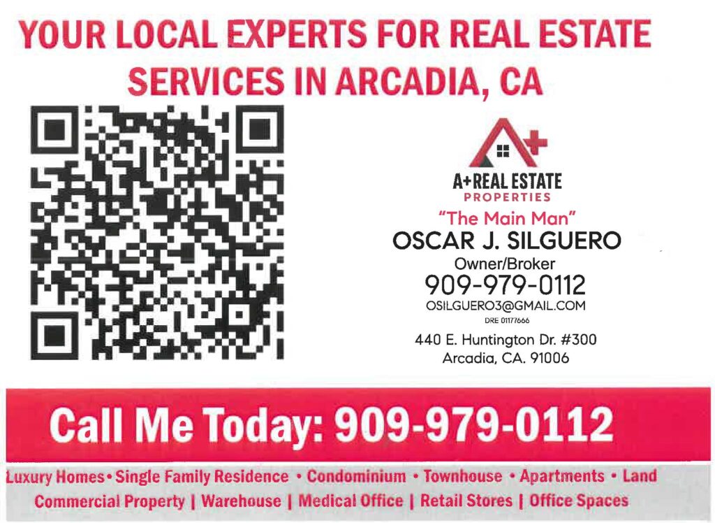 A Plus Real Estate is your local experts for real estate services in Arcadia 