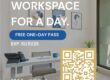 Vision Alliance Elite Workspace one day pass flyer with WR code