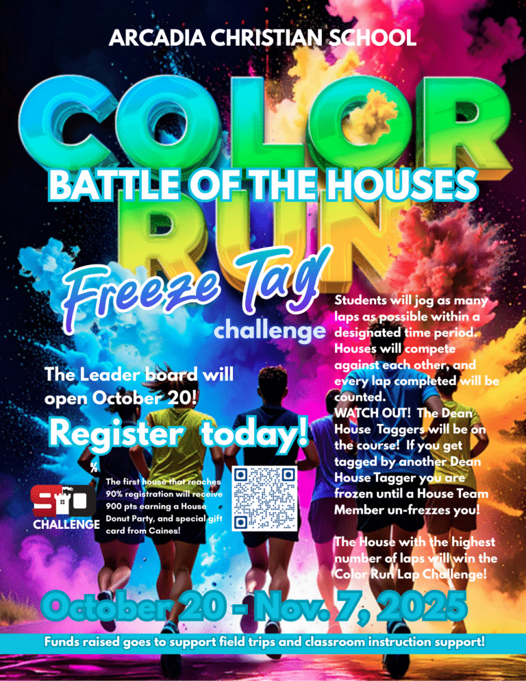 Arcadia Christian School color run