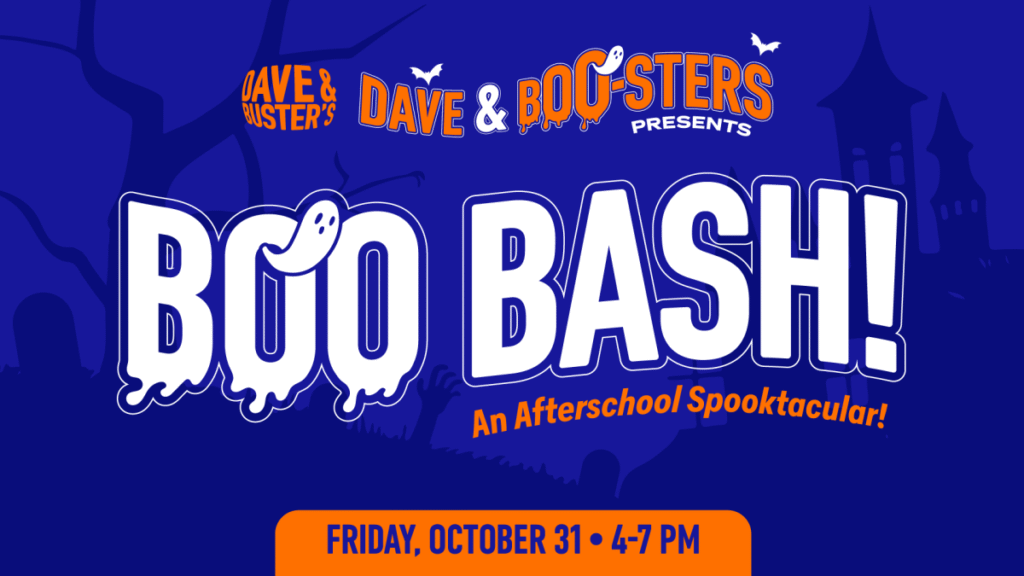 Dave & Buster's Boo Bash banner 