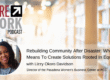 the Future of Work podcast for rebuilding community after disaster
