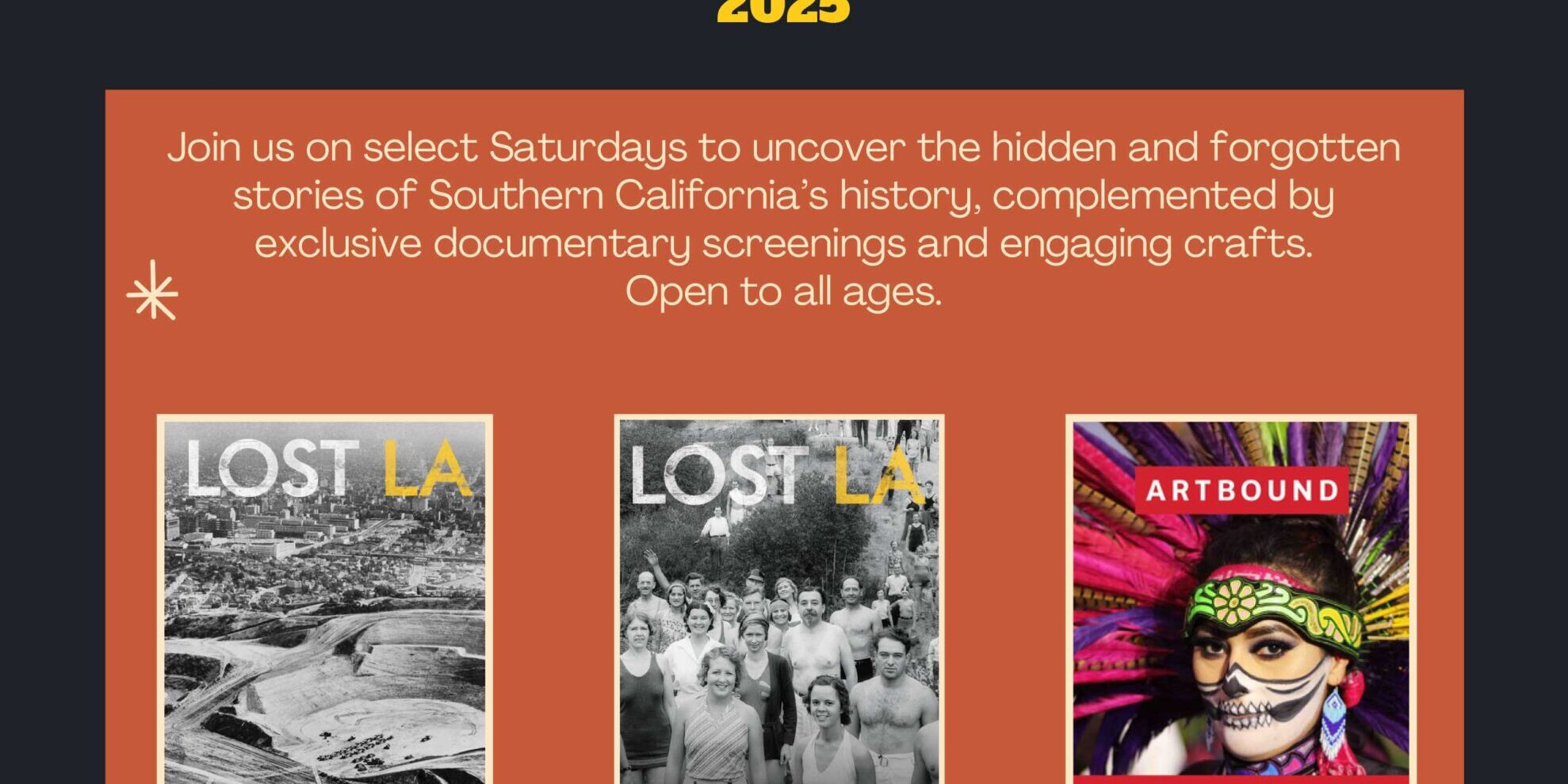 Hidden-Histories-Flyer-2025-1 hidden histories documentary series flyer from the Gilb Museum of Arcadia Heritage