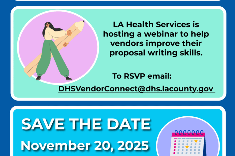 LA Health Services Webinar (1) LA Health Department crafting a winning proposals webinar