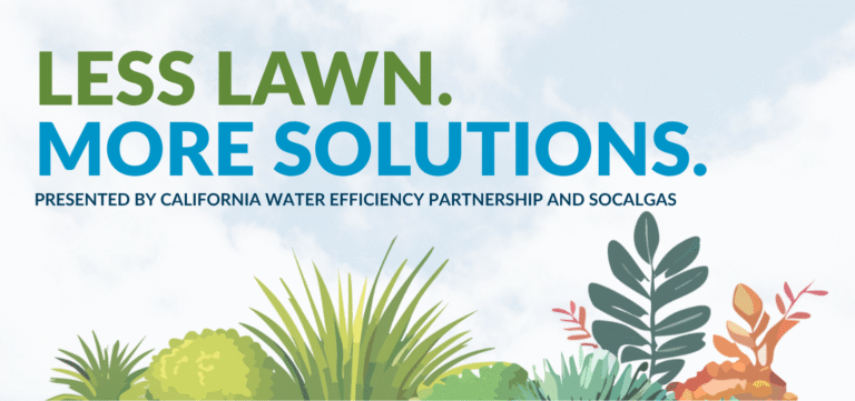 less lawn more solutions banner from SoCalGas
