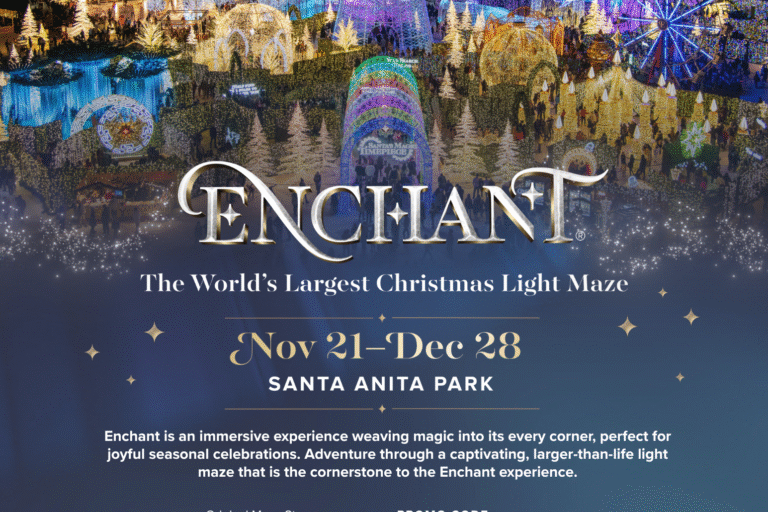 Enchant holiday discount flyer