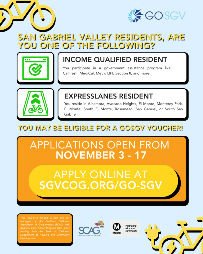 information on the Go SGV cargo bike program