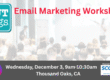 HUTdogs email marketing workshop banner for December 3