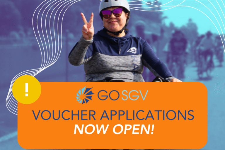 Go SGV voucher program flyer for electric cargo bike