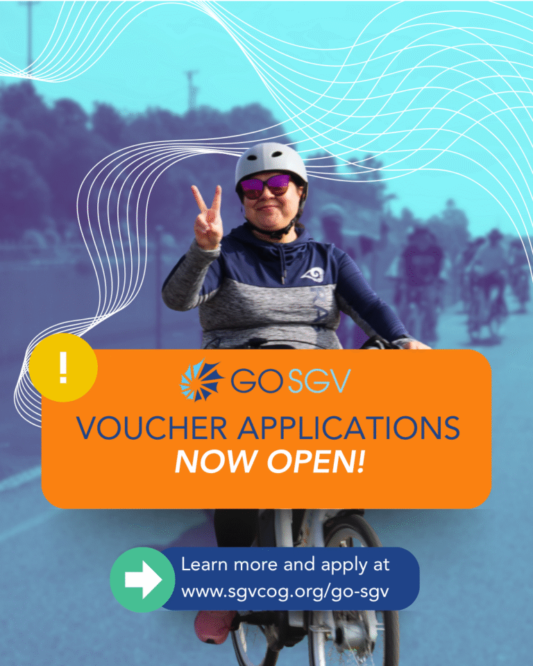 Go SGV voucher program flyer for electric cargo bike