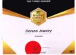 Dorano Jewelry top 3 winner in Readers Choice Awards 2025