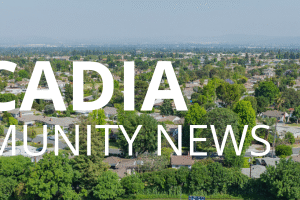 City of Arcadia Community News banner for December
