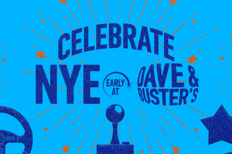 Dave & Buster's New Year's Eve parties banner