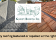Garvey Roofing postcard