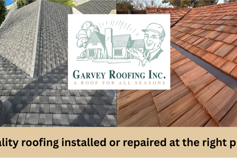 Garvey Roofing postcard