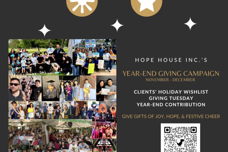 Let Gratitude Spark Hope: Empower Individuals With Developmental Disabilities at Hope House Inc. This Thanksgiving and Giving Tuesday, Dec. 2nd with Hope House