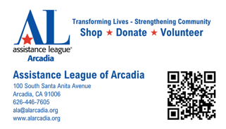 Assistance League advertisement 