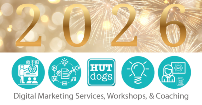 what's new in marketing 2026 banner from HUTdogs