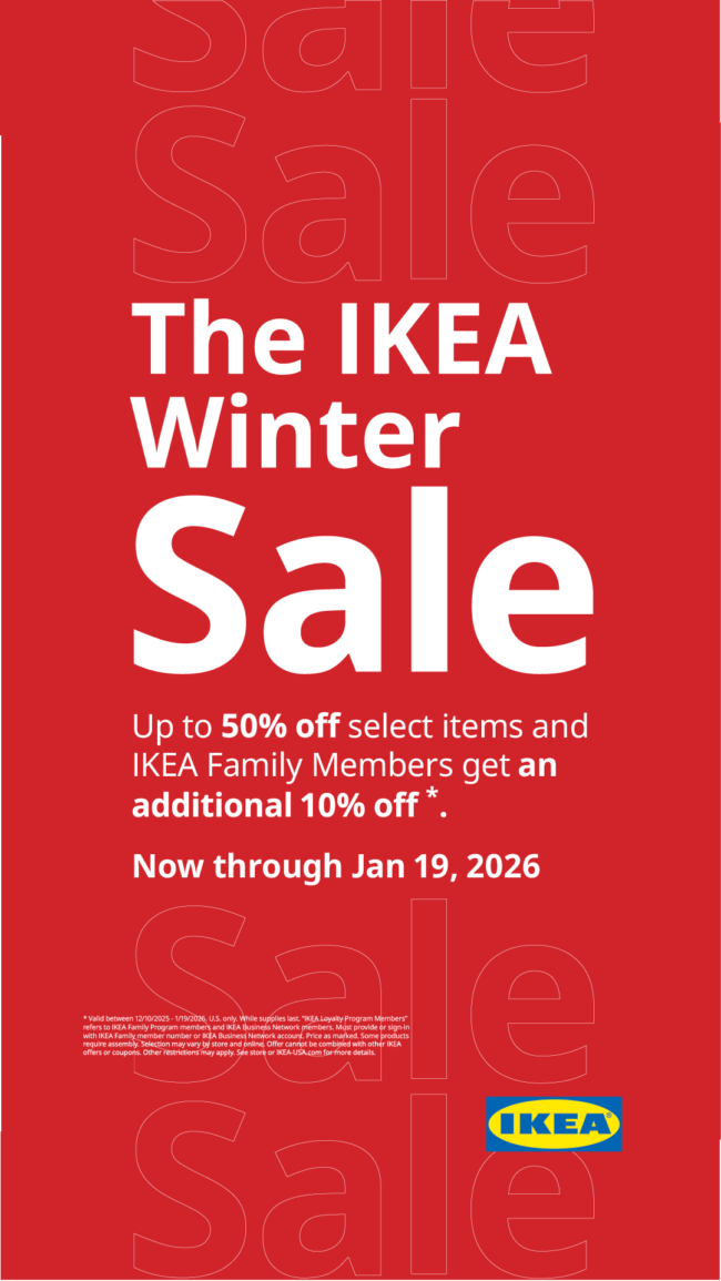 IKEA winter sale flyer