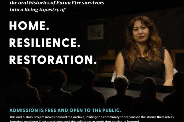 LA Fire Justice ashes and echoes exhibit