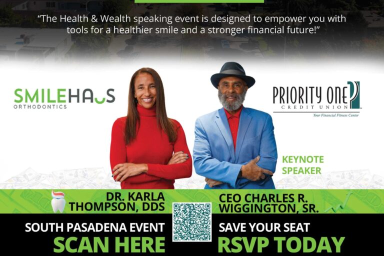 health and wealth seminar flyer sponsored by Beacon Media