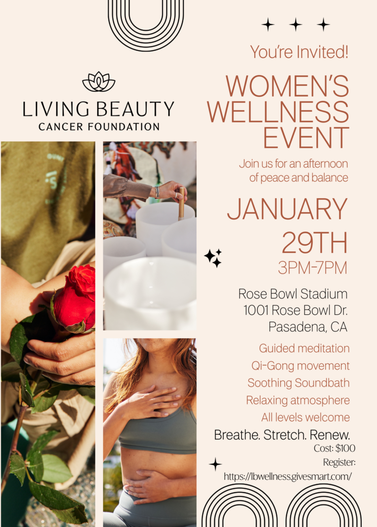 Living Beauty Cancer Foundation women's wellness event