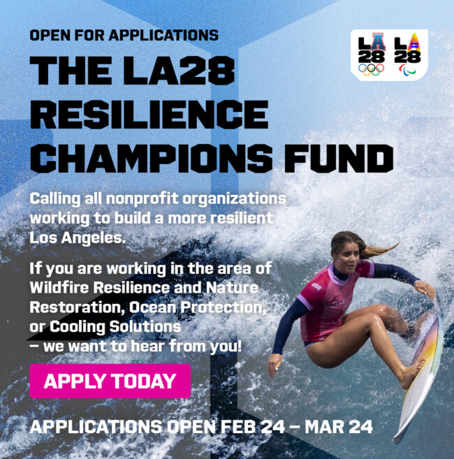 1080x1080_ResilienceChampionsFund_Email LA28 Reilience Chambpions Fund flyer of information