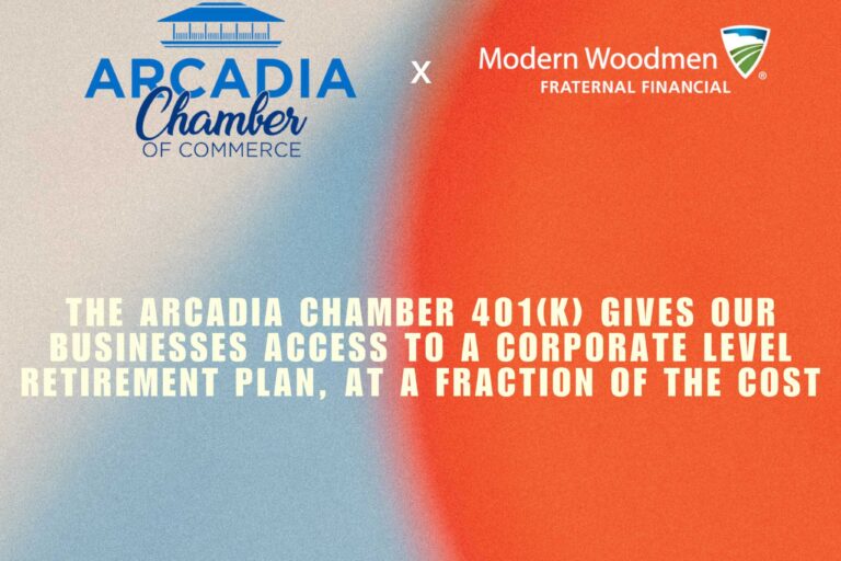Modern Woodmen Arcadia Chamber 401K information flyer