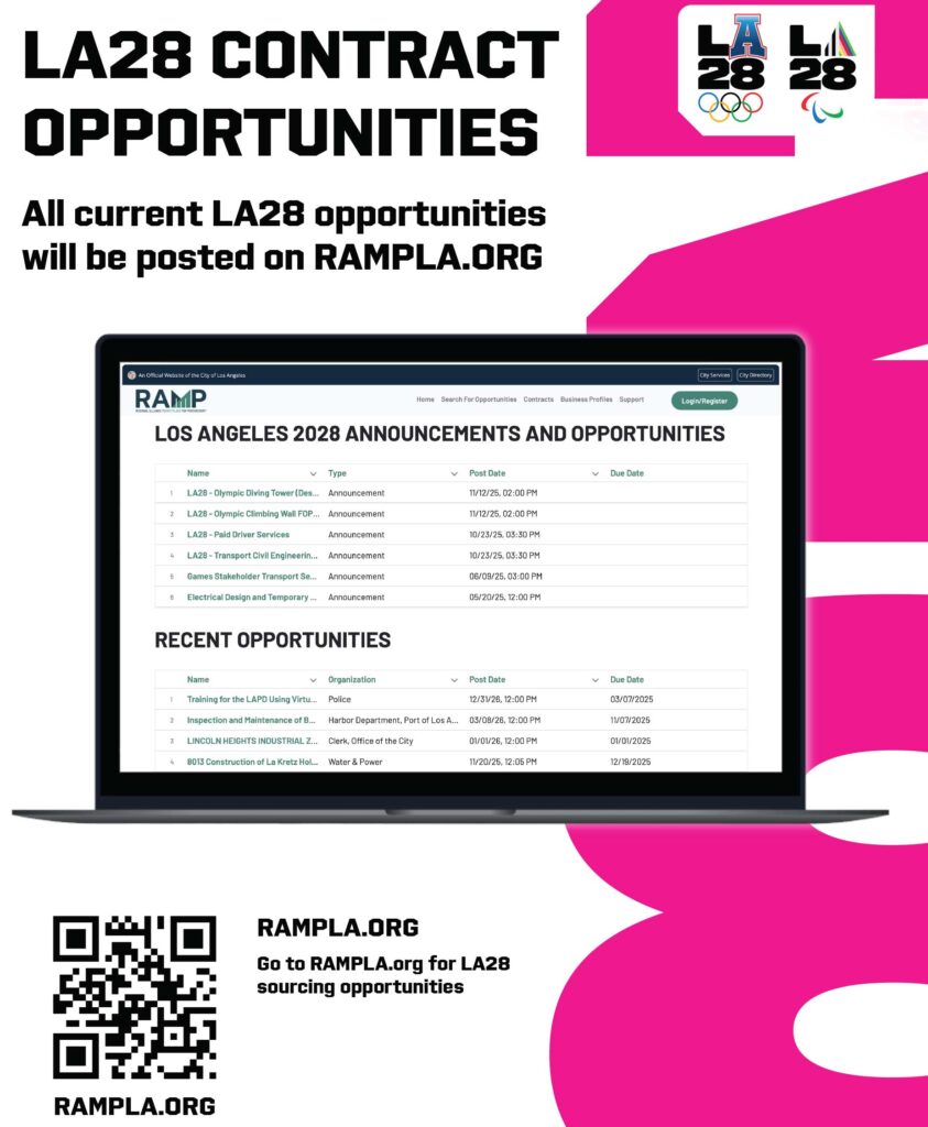 LA Contract Opportunities for 2028 Olympics
