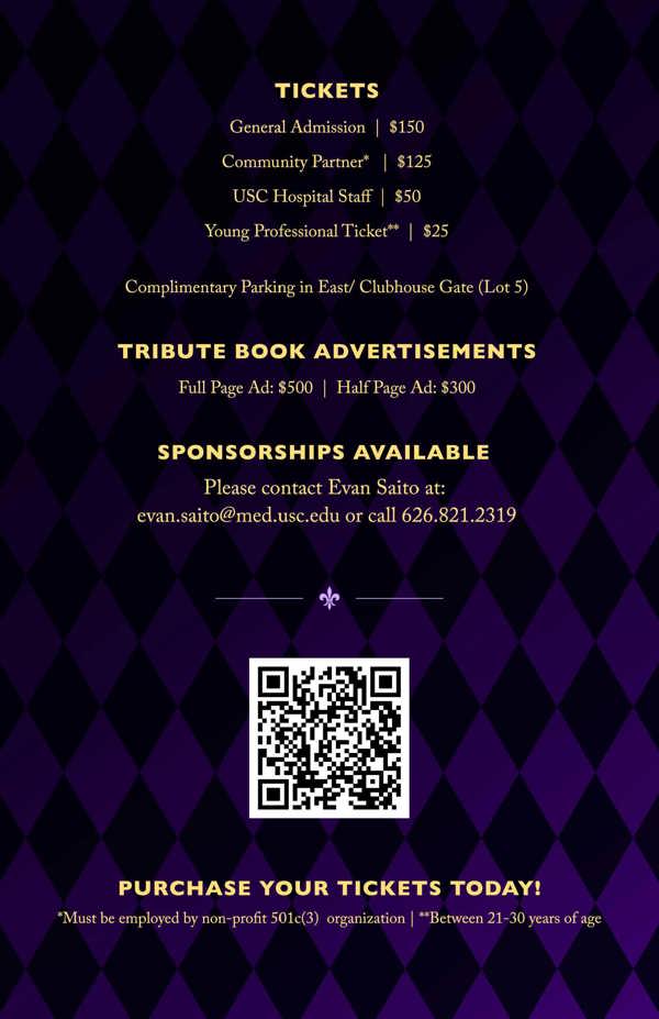 USC Lunar Carnival ticket sales flyer 