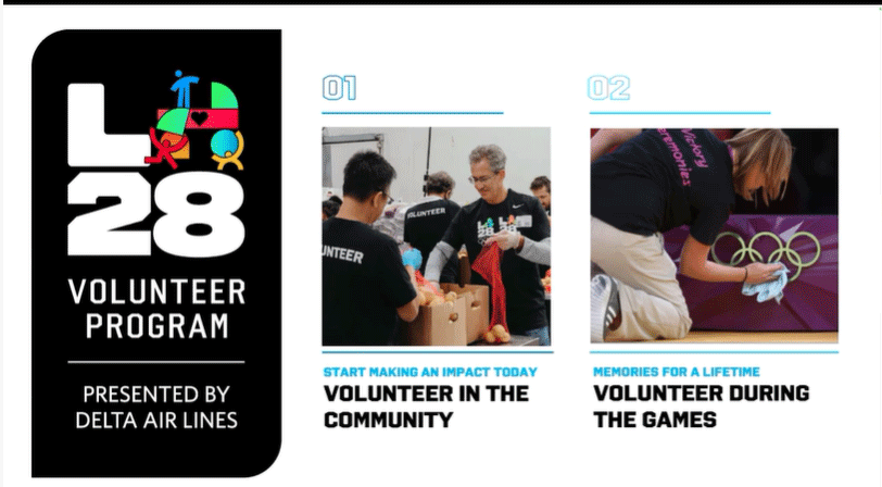 volunteer with the olympics