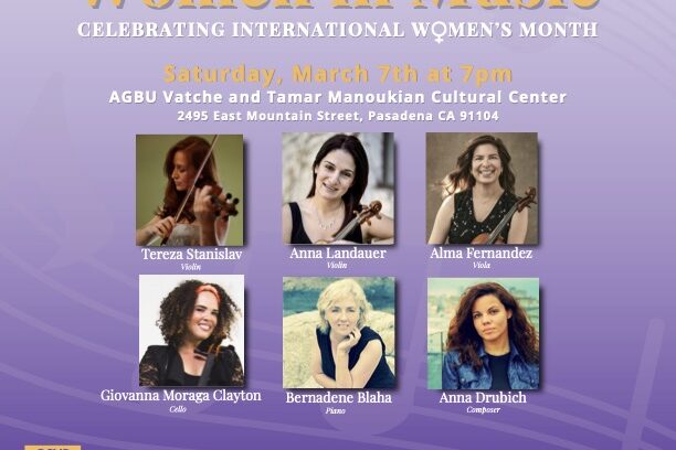 Women in Music with Melodia Mariposa concert for March 7